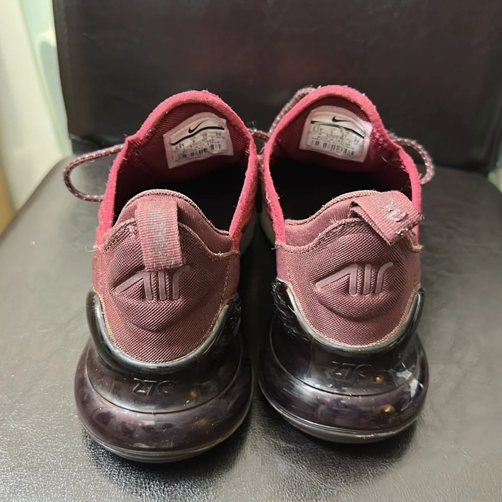 Nike Air Max 270 Burgundy Sneakers